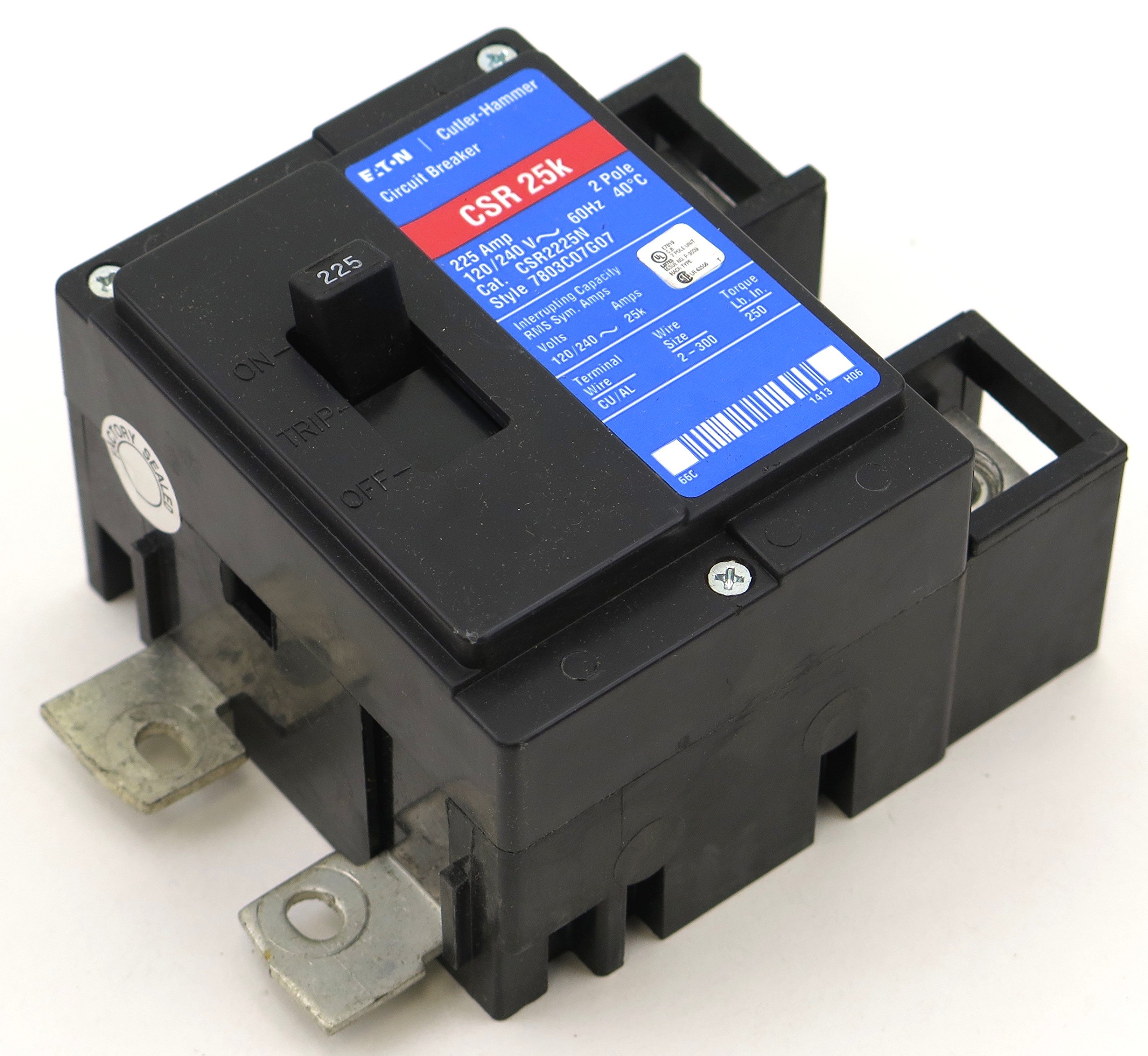 Cutler-Hammer CSR2200N 20A 2-Pole Maintenance Circuit Breaker for Type CH Load Center - Replacement for Electrical Panels & Home Safety Protection