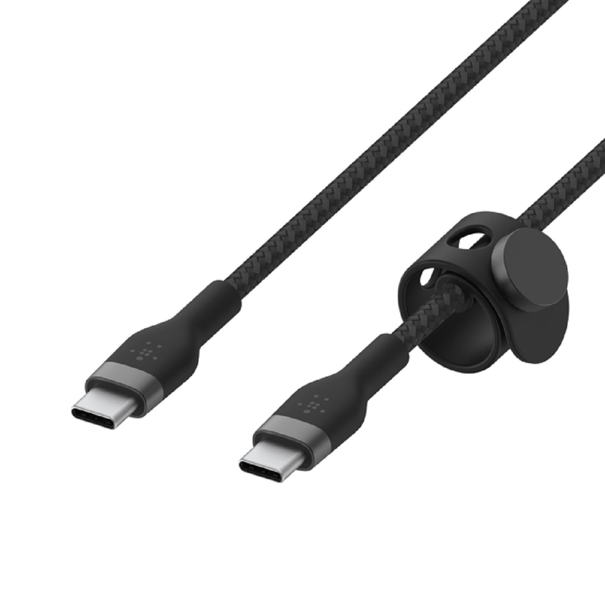Belkin BoostCharge Pro Flex USB-C to USB-C Cable (3ft/6ft) - Fast Charging & Data Sync for iPhone 15, iPad Pro, MacBook, Samsung Galaxy - Durable Nylon Braided for Home, Office & Travel