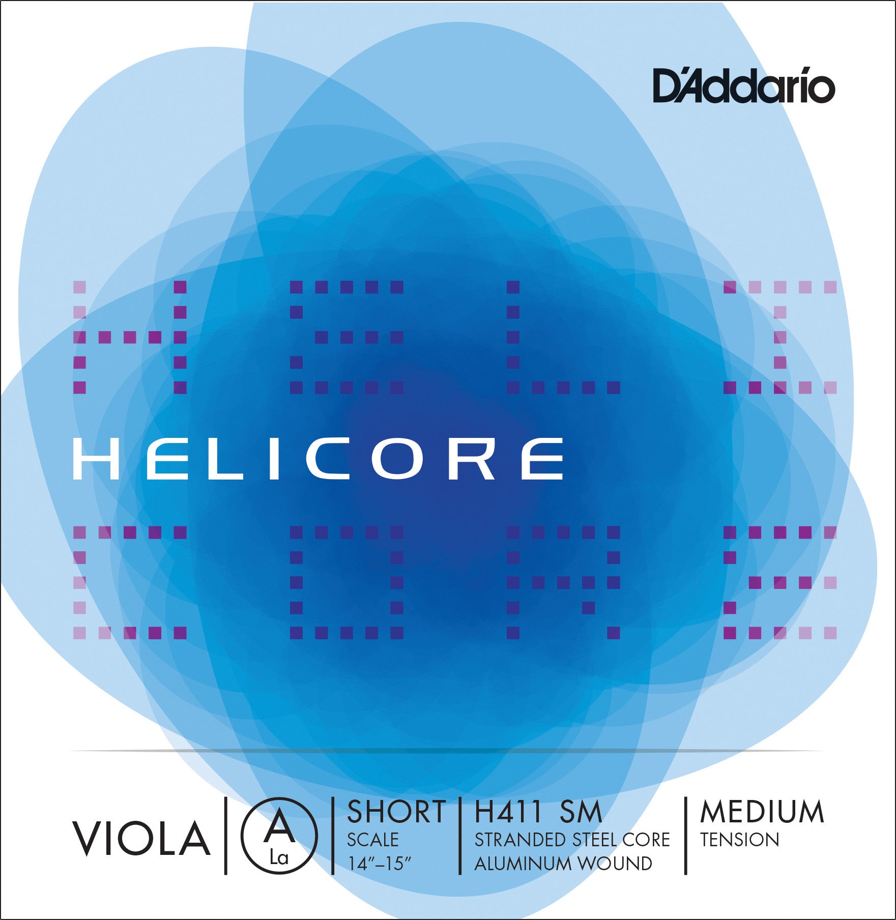 D'Addario Helicore Viola A String - Short Scale, Medium Tension for Professional Viola Players | Perfect for Orchestral Performances & Practice Sessions