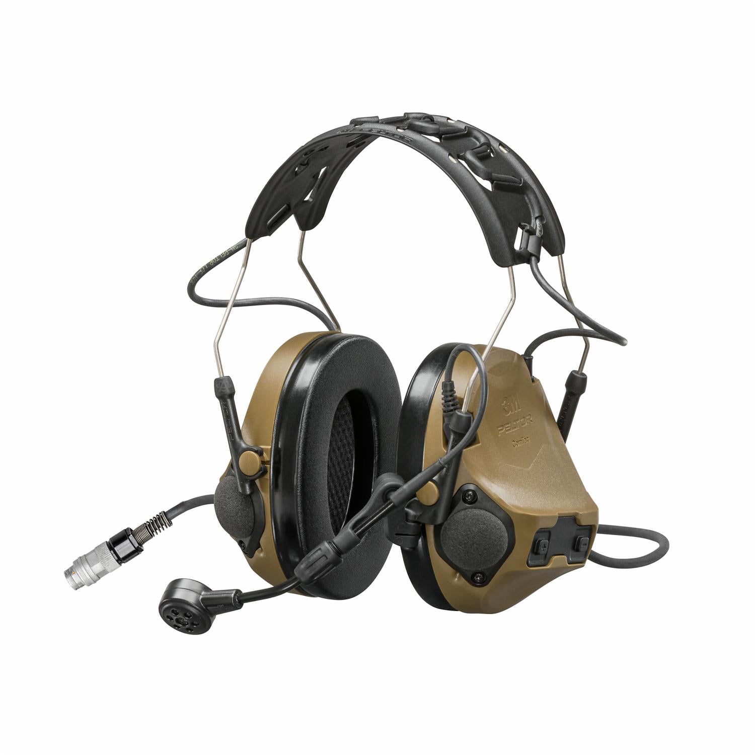 Peltor ComTac VIII 10 Pin Headset with Low Profile Headband, Soundscape & MAP - Tactical Hearing Protection for Shooting, Hunting & Military Operations