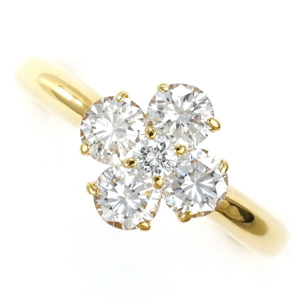 18K Yellow Gold Diamond Ring for Women - Elegant Solitaire Engagement & Wedding Band - Perfect for Proposals, Anniversaries, and Special Occasions