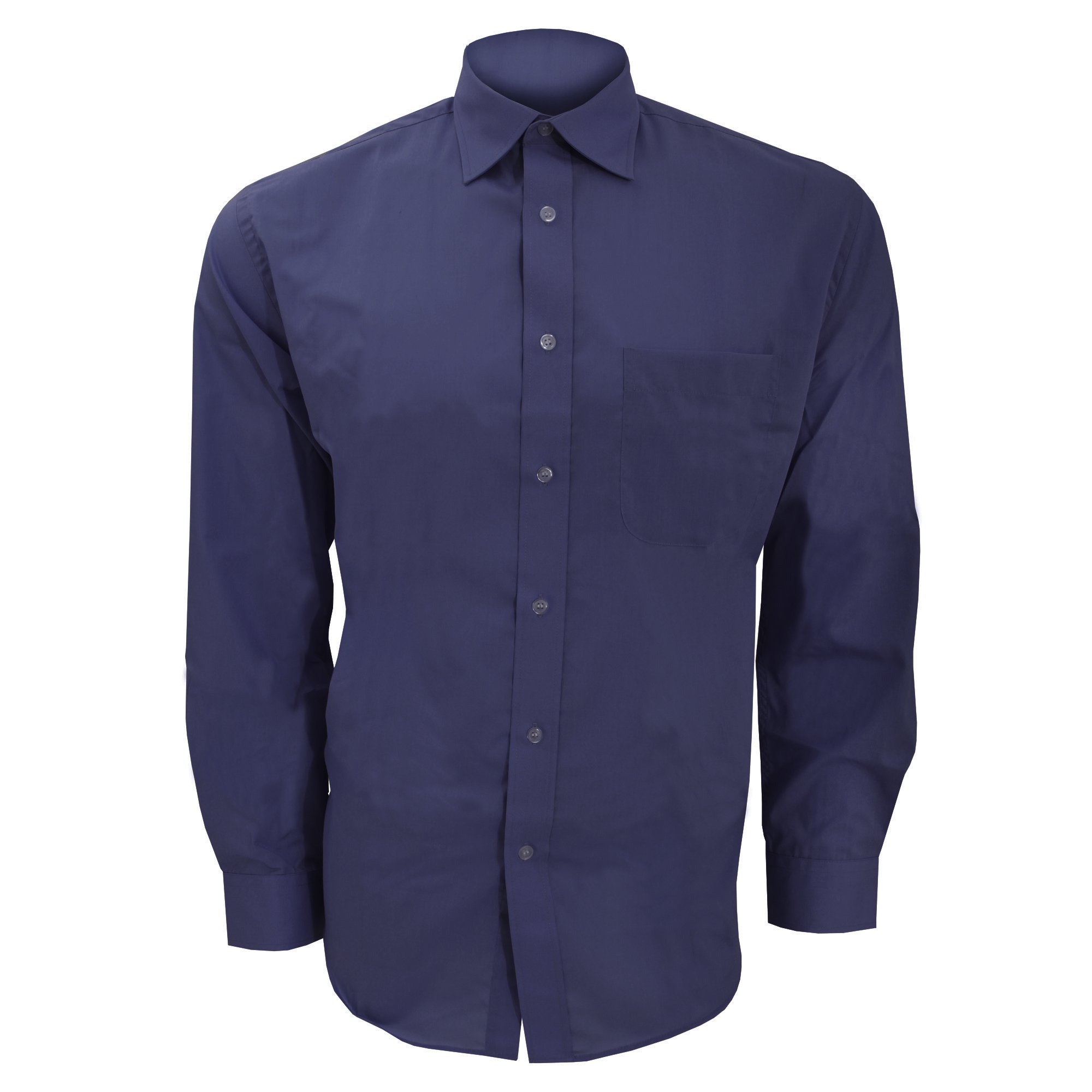 Premium Men's Long Sleeve Dress Shirt - Slim Fit Business Formal Shirt for Office Work, Interviews & Professional Events