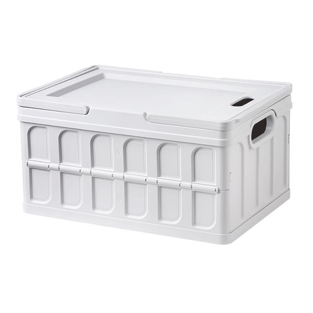 Portable Collapsible Picnic Basket - Foldable Outdoor Storage Box with Dual Handles, Plastic Shopping Basket for Vegetables, Groceries & Picnics - Perfect for Camping, Beach Trips & Farmers Market Shopping (1pc)