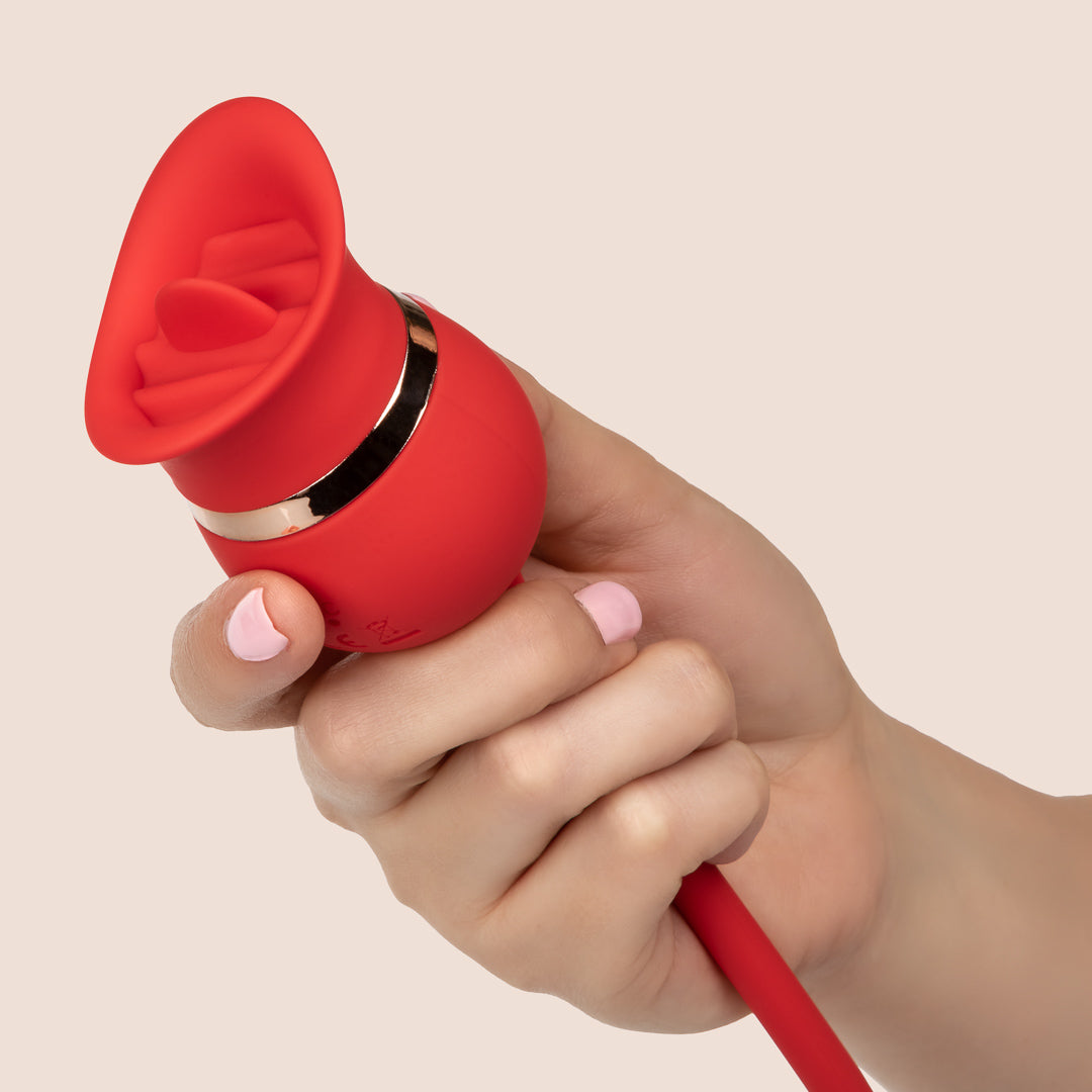French Kiss™ Casanova Waterproof Rechargeable Clitoral Stimulator - Perfect for Shower, Travel & Discreet Pleasure
