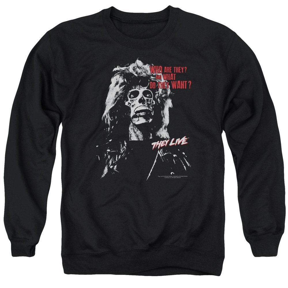 They Live They Want Unisex Crewneck Sweatshirt for Men & Women - Comfortable Casual Wear for Street Style & Lounge