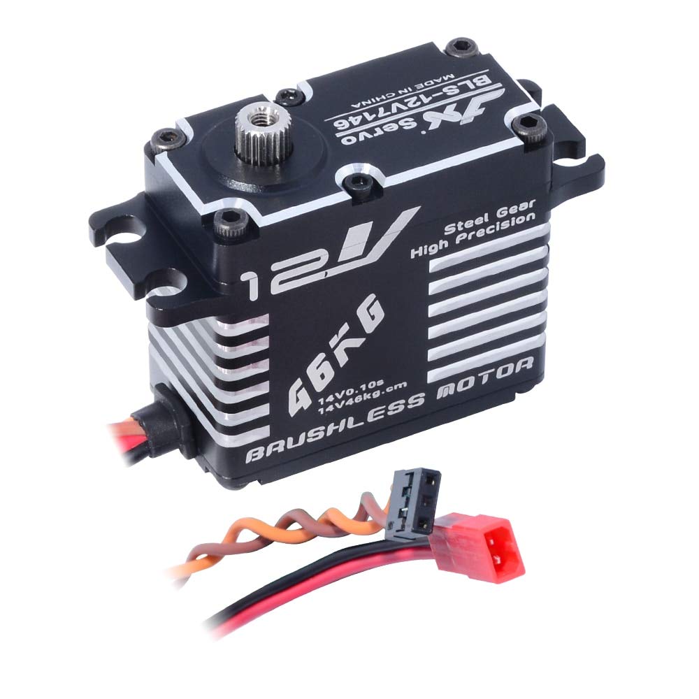 JX Servo BLS-12V7146 41g 7kg High Torque Brushless Digital Servo - Precision Steel Gear for RC Cars, Crawlers, Boats, Airplanes & Helicopters (2PCS) - Perfect for Racing, Off-Roading & Aerial Maneuvers