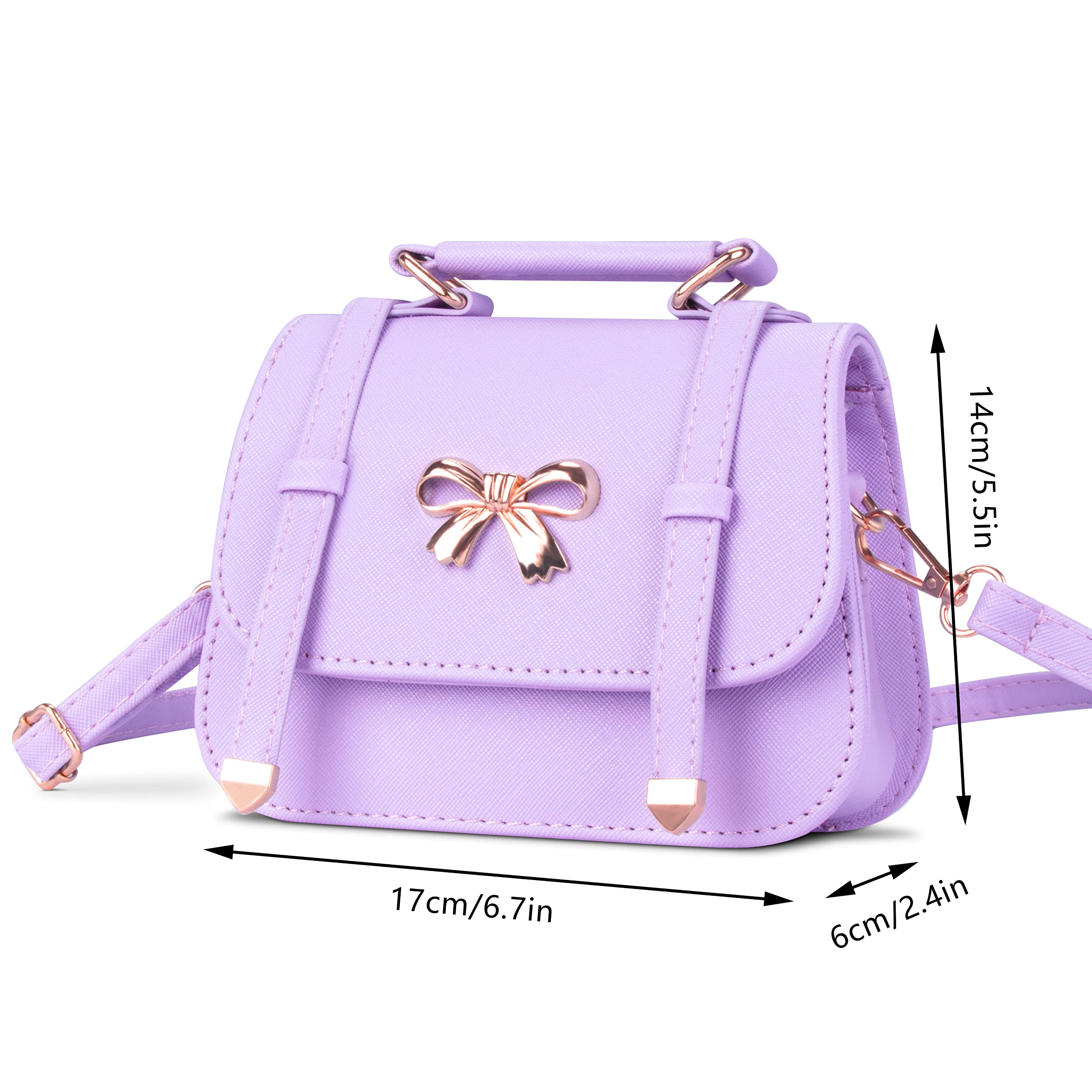 Cute Princess Crossbody Purse for Girls - Kids Shoulder Bag for Toddlers & Little Girls | Perfect Gift for Birthday, Party & Daily Use