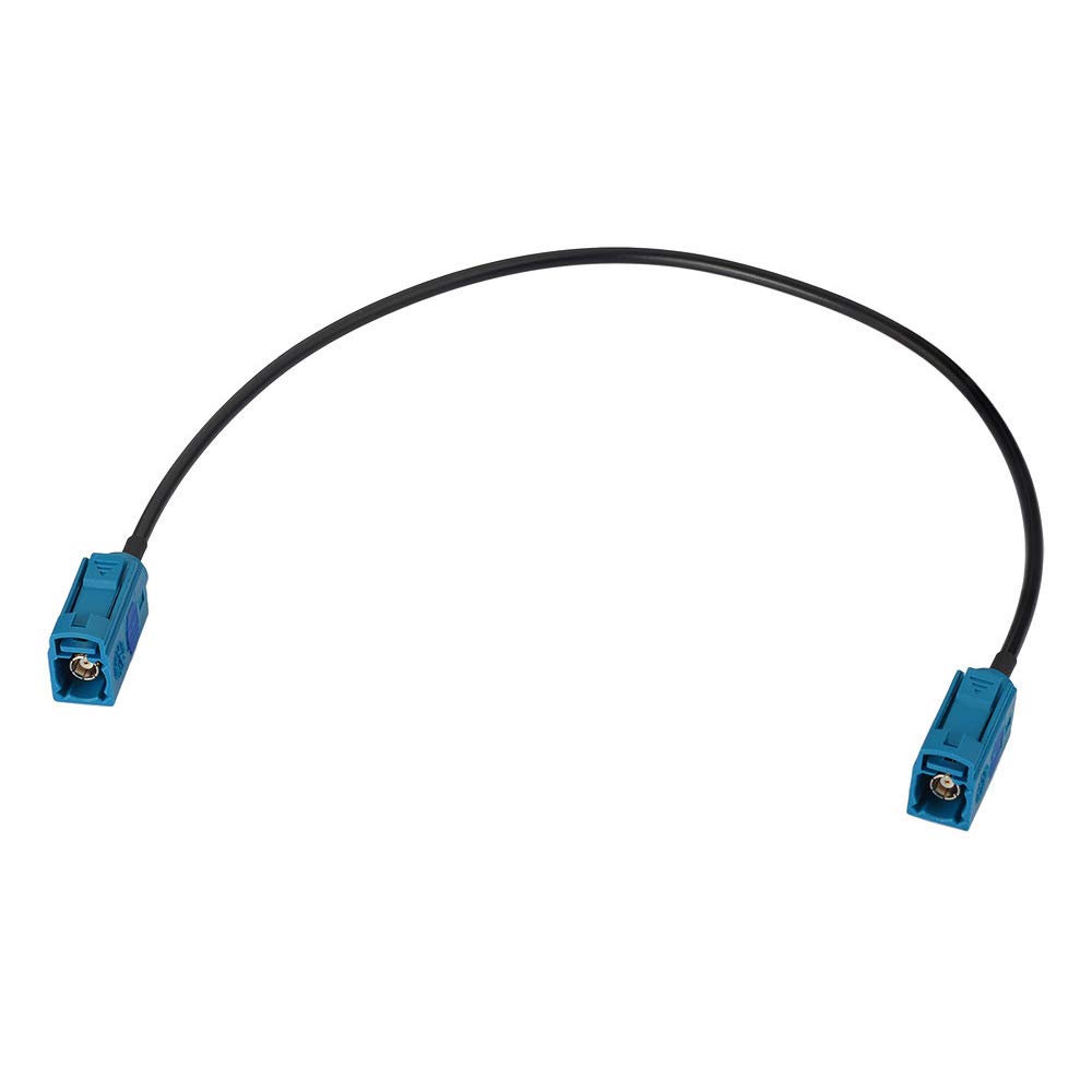 Bingfu Fakra Z Female to Female Vehicle Antenna Adapter Cable 30cm (12 inch) - Compatible with Car Stereo, Android Head Unit, GPS Navigation, FM/AM Radio, Sirius XM Satellite, 4G LTE & Bluetooth Modules - Perfect for Car Audio Upgrades and Signal Boosting