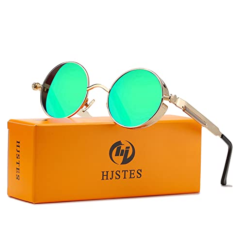 A06 Green Mirrored/Gold Frame