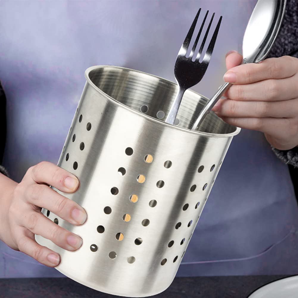 Stainless Steel Kitchen Utensil Holder - 5.3