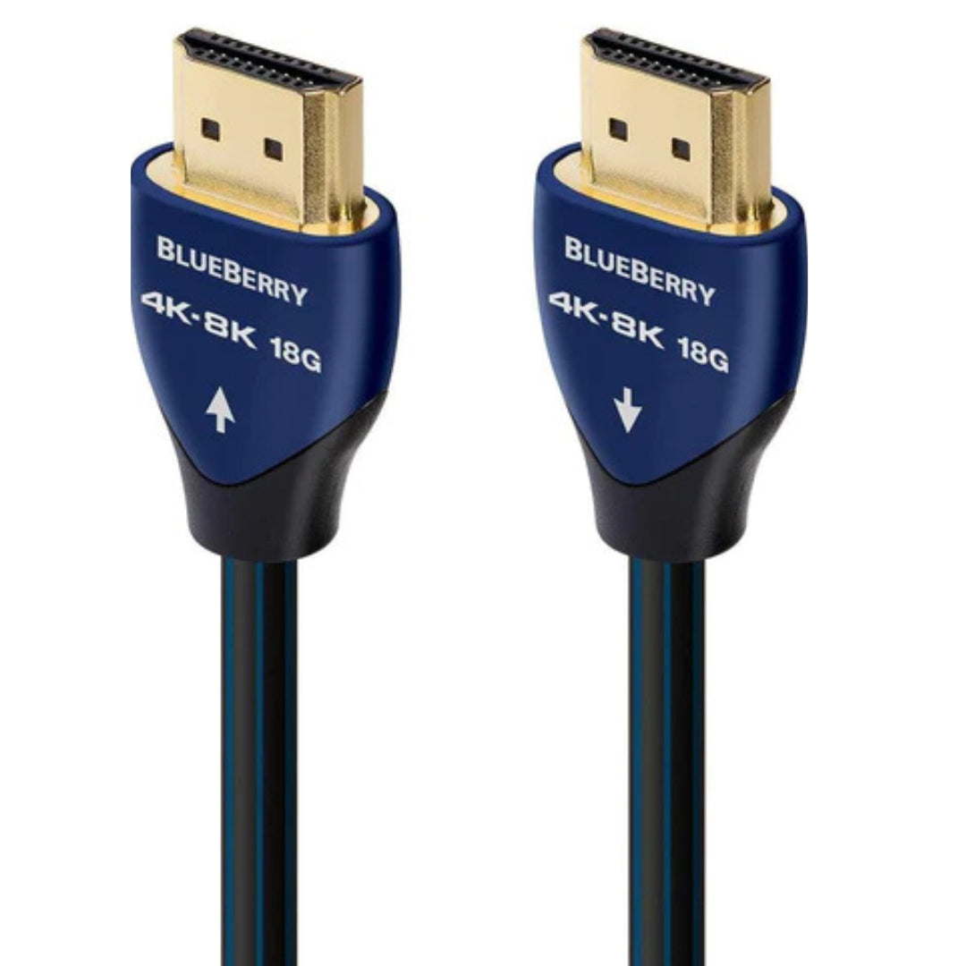 AudioQuest BlueBerry HDMI Cable 18Gbps High-Speed 4K HDR - Perfect for Home Theater, Gaming & Streaming Devices