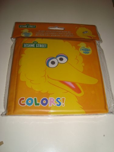 Sesame Street Big Bird Colors Bath Time Bubble Book - Fun Learning for Toddlers During Bath Time
