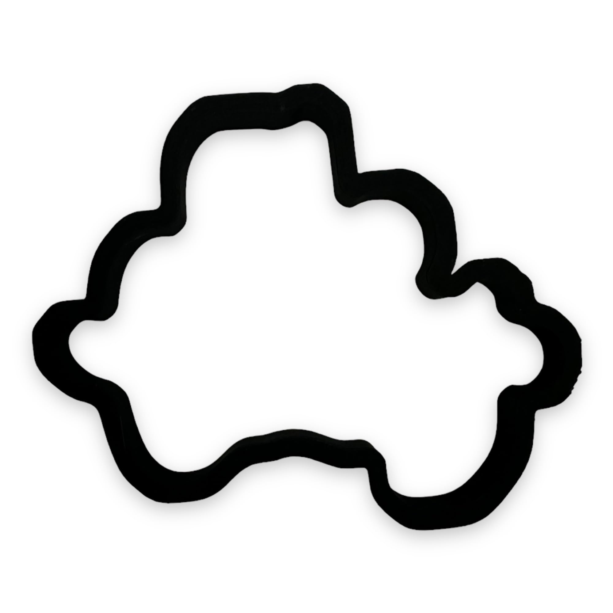 Oh Baby Word Outline Cookie Cutter - 5 Inch Easy Push Design for Baby Shower, Birthday Party & Holiday Baking Decorations