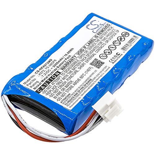 Cameron Sino 2500mAh Battery for Nihon Kohden OLG-2800 OLV-2700 Monitors - Medical Equipment Power Solution