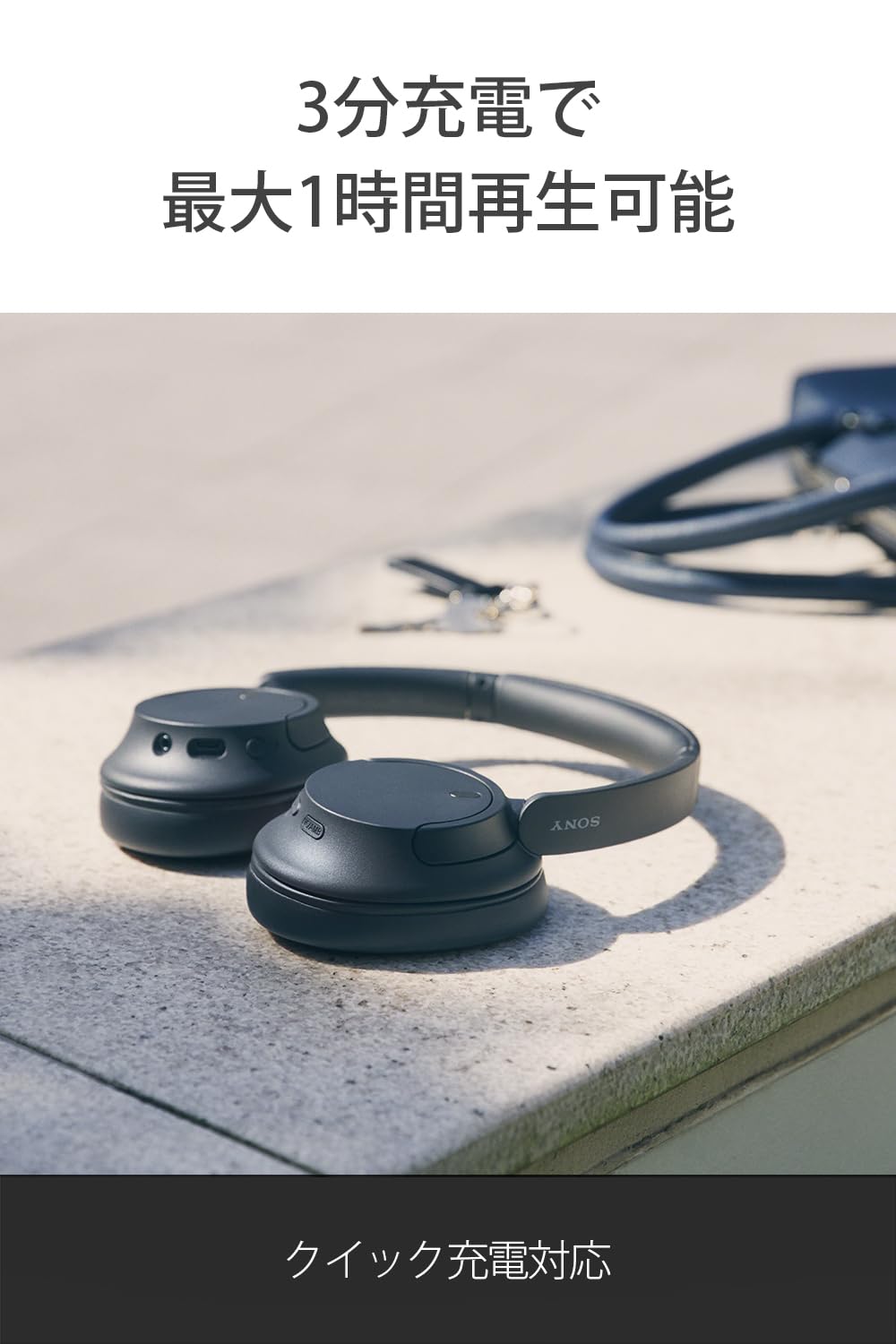 Sony WH-CH720NL Wireless Noise Canceling Bluetooth Headphones with Built-in Mic, 35H Battery & Quick Charge - Navy Blue - Perfect for Travel, Work & Music Lovers