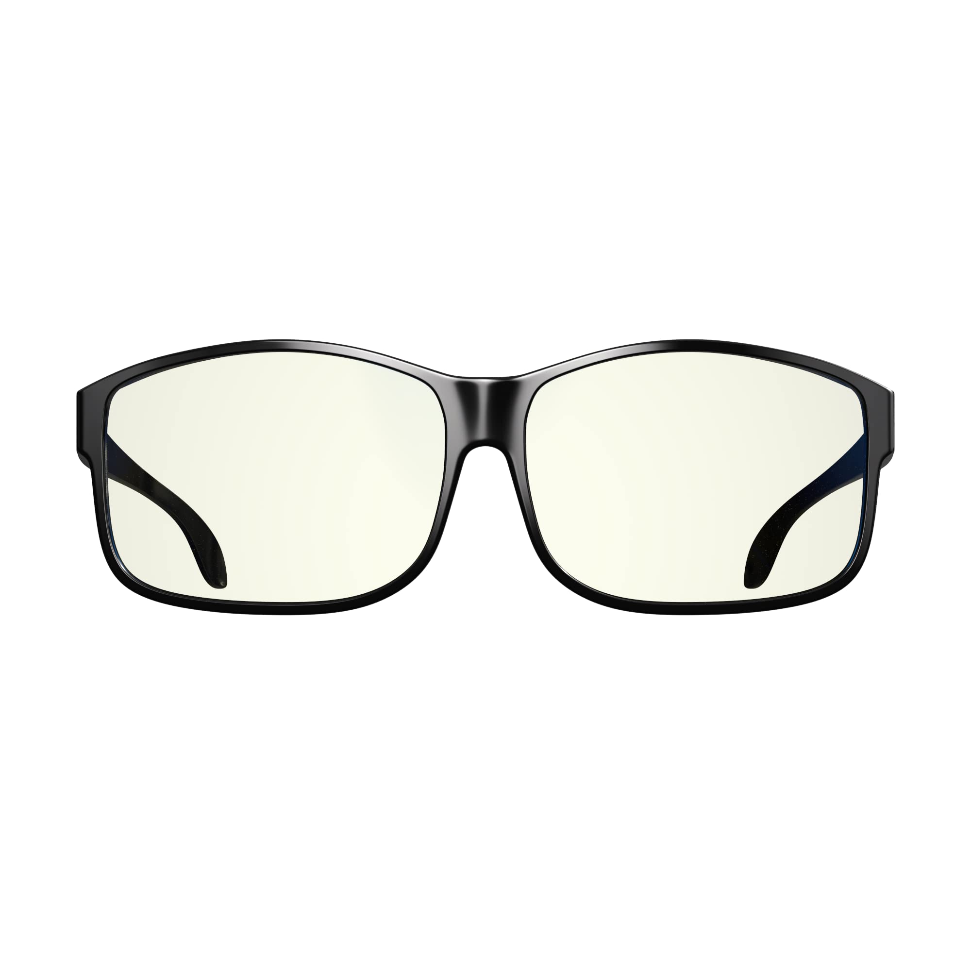 Premium Blue Light Blocking Glasses for Gaming & Digital Eye Strain Relief - Swanwick Fitover Day Swannies with Semi-Clear Lens - Blocks Harmful Blue Light from PC, Laptop & Smartphone - Perfect for Office Work, Nighttime Screen Use & Online Gaming