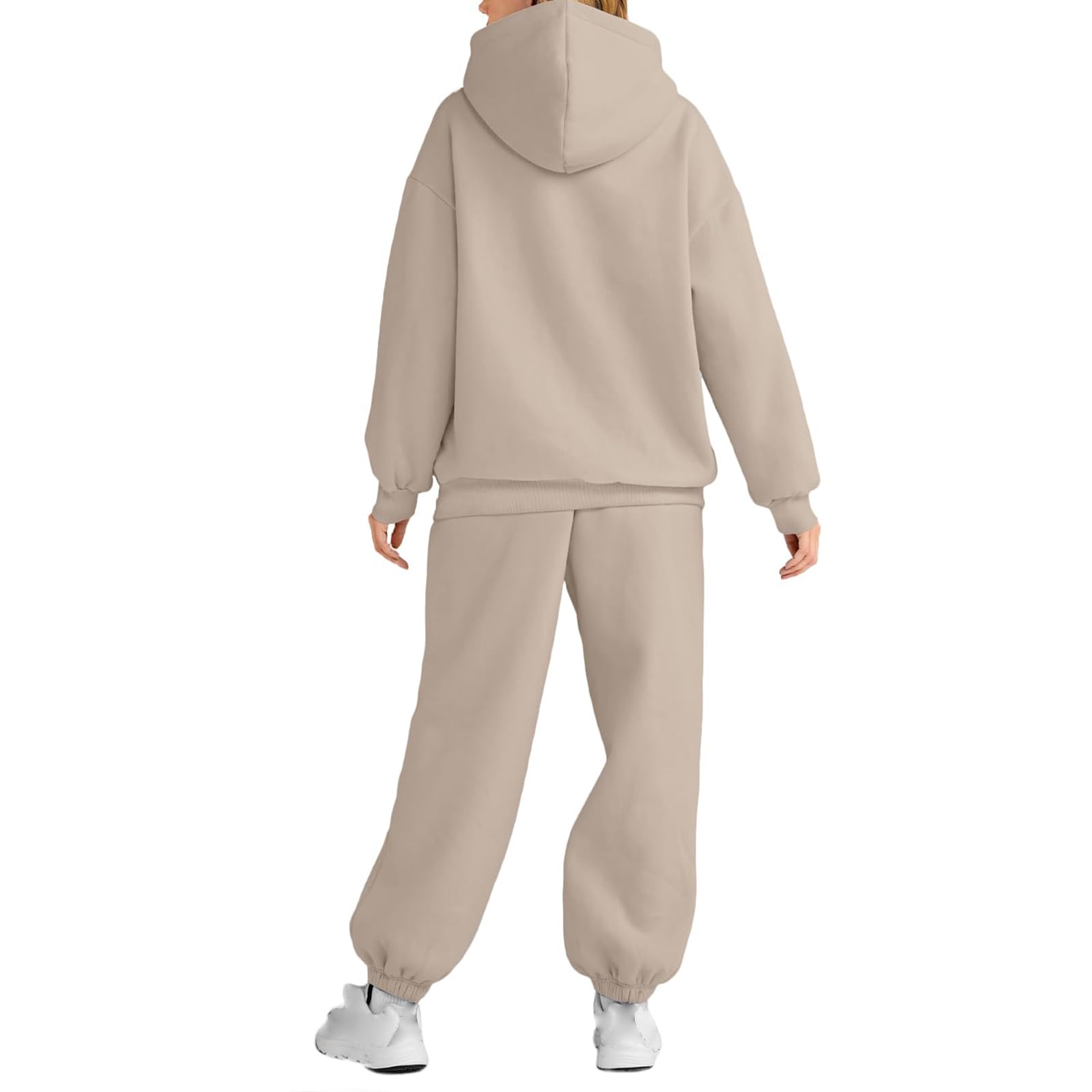 Women's 2-Piece Lounge Set - Oversized Hoodie & Sweatpants Tracksuit for Fall & Winter | Cozy Casual Outfit for Home, Gym, and Running