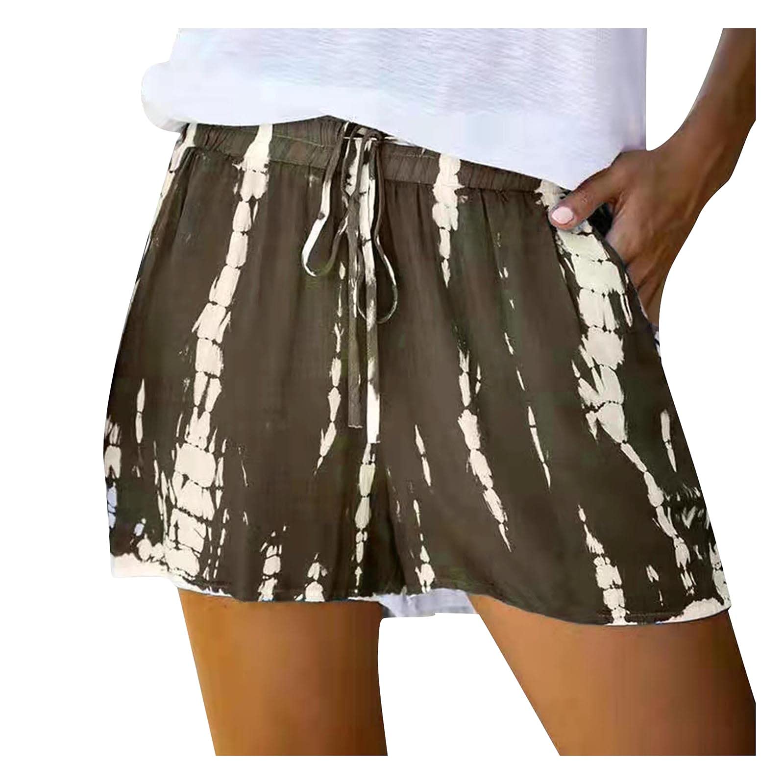 **Eoailr Women's Athletic Joggers - Soft & Comfy Activewear Lounge Shorts with Pockets & Drawstring - Perfect for Yoga, Running & Casual Wear**