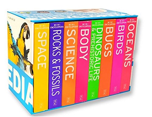 8-Book Mini Encyclopedia Set with Bonus Bookmarks - Perfect for Kids Learning, Homeschooling & Gifts | Educational Book Collection for Children