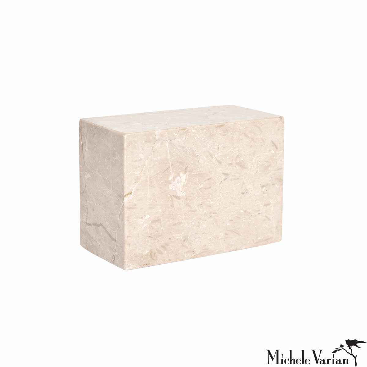 Elegant Savi Marble Bookend - Rectangular Design for Heavy Books | Perfect for Home Office, Library & Bookshelf Organization