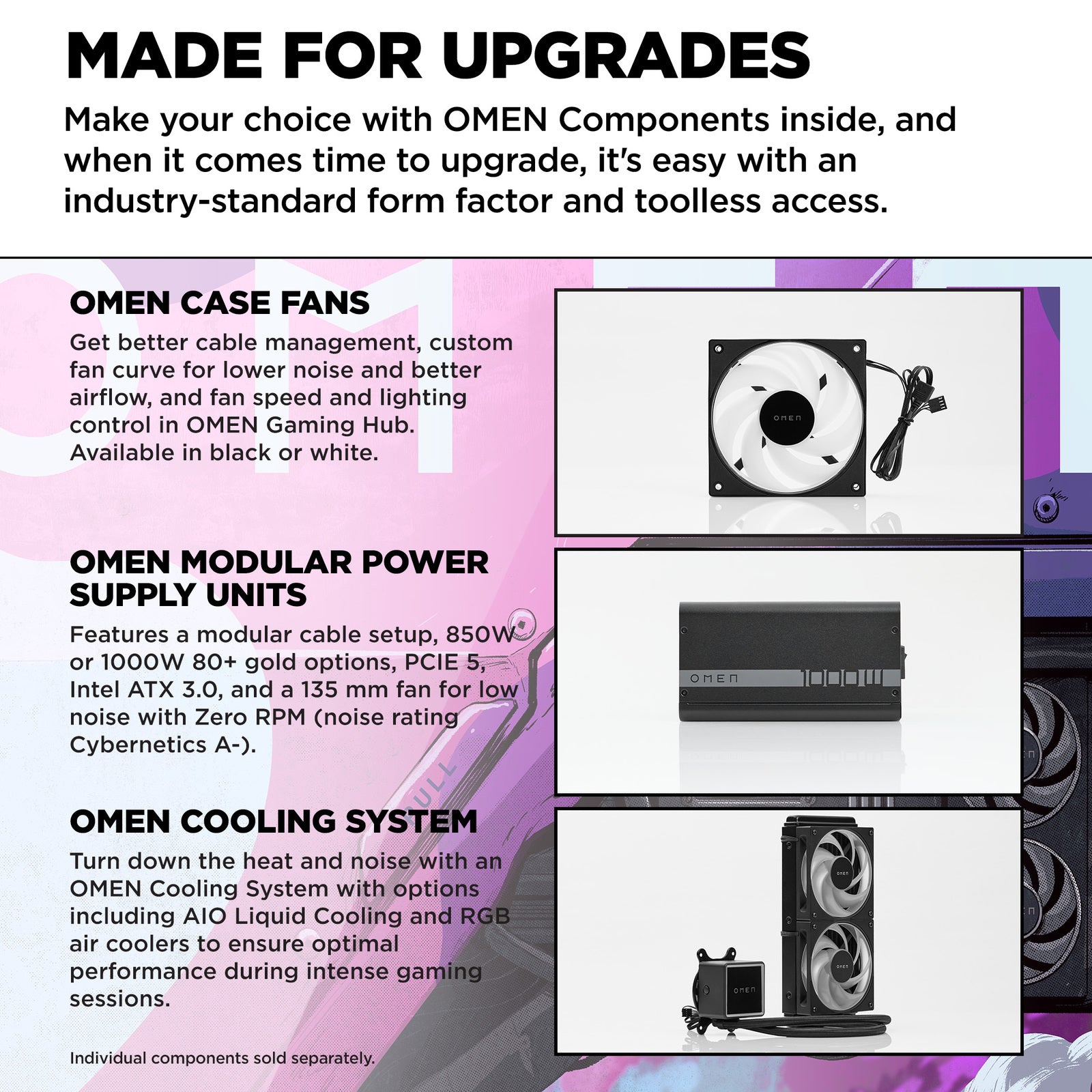 OMEN GT16-0066m Gaming Desktop PC - AMD Ryzen 7, 16GB RAM, 1TB SSD, NVIDIA GeForce RTX 4060, Windows 11 Home - Powerful Gaming & Streaming Computer for Esports & VR Gaming