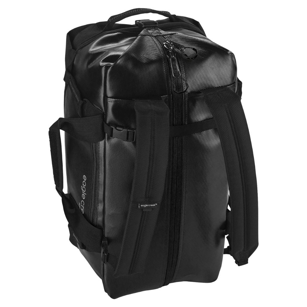 Eagle Creek Migrate 40L Ultra Tough Duffel Backpack - Waterproof Travel Bag for Men & Women | Perfect for Camping, Hiking & Airplane Carry-On | Black