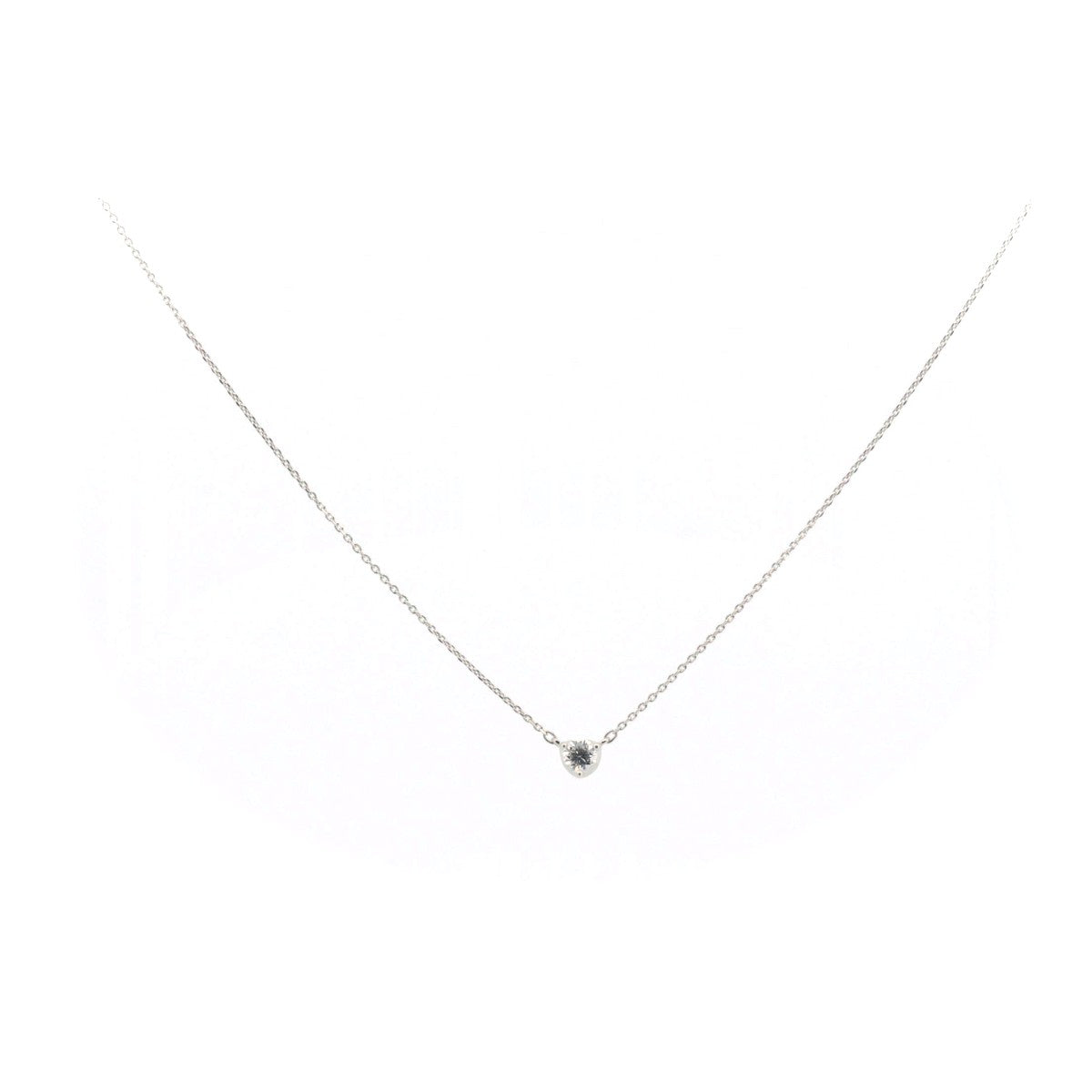 4°C Diamond Necklace PT850 Platinum 0.176ct - Elegant Pendant for Women, Perfect for Anniversary, Wedding & Special Occasions