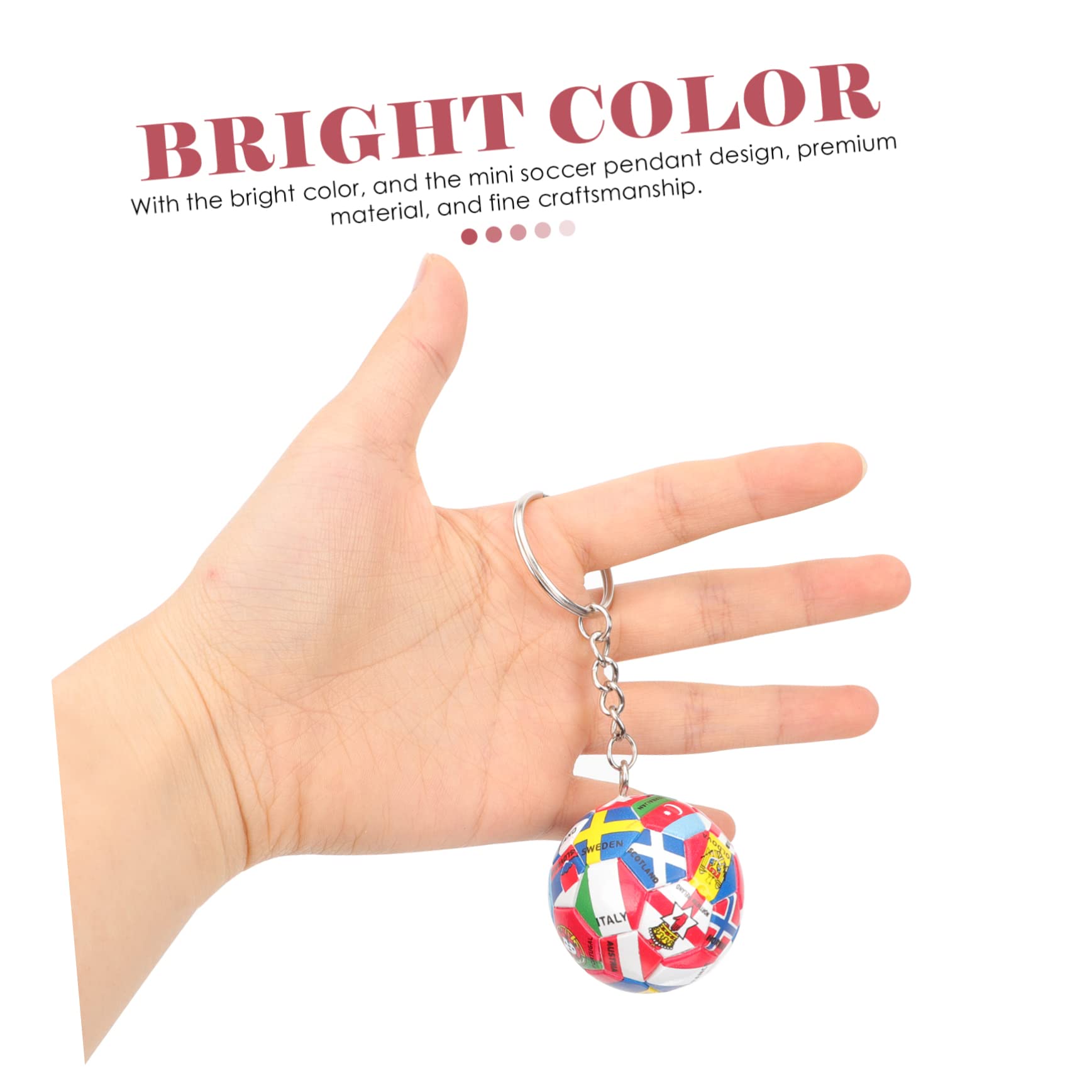 MOBUTOFU Soccer Keychain Pendant - Unique Party Favors for Boys and Girls - Perfect for Birthday Gifts, Sports Team Rewards, and School Event Goodie Bags