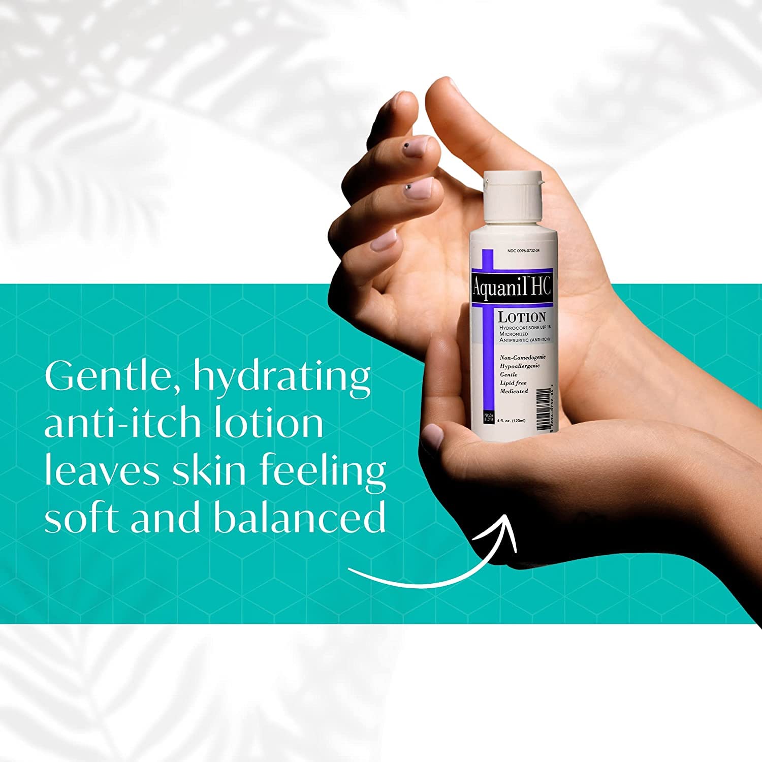 Aquanil HC Lotion 4 oz (Pack of 3) - Fragrance-Free Moisturizing Lotion for Dry, Sensitive Skin - Perfect for Eczema & Dermatitis Relief at Home or Travel