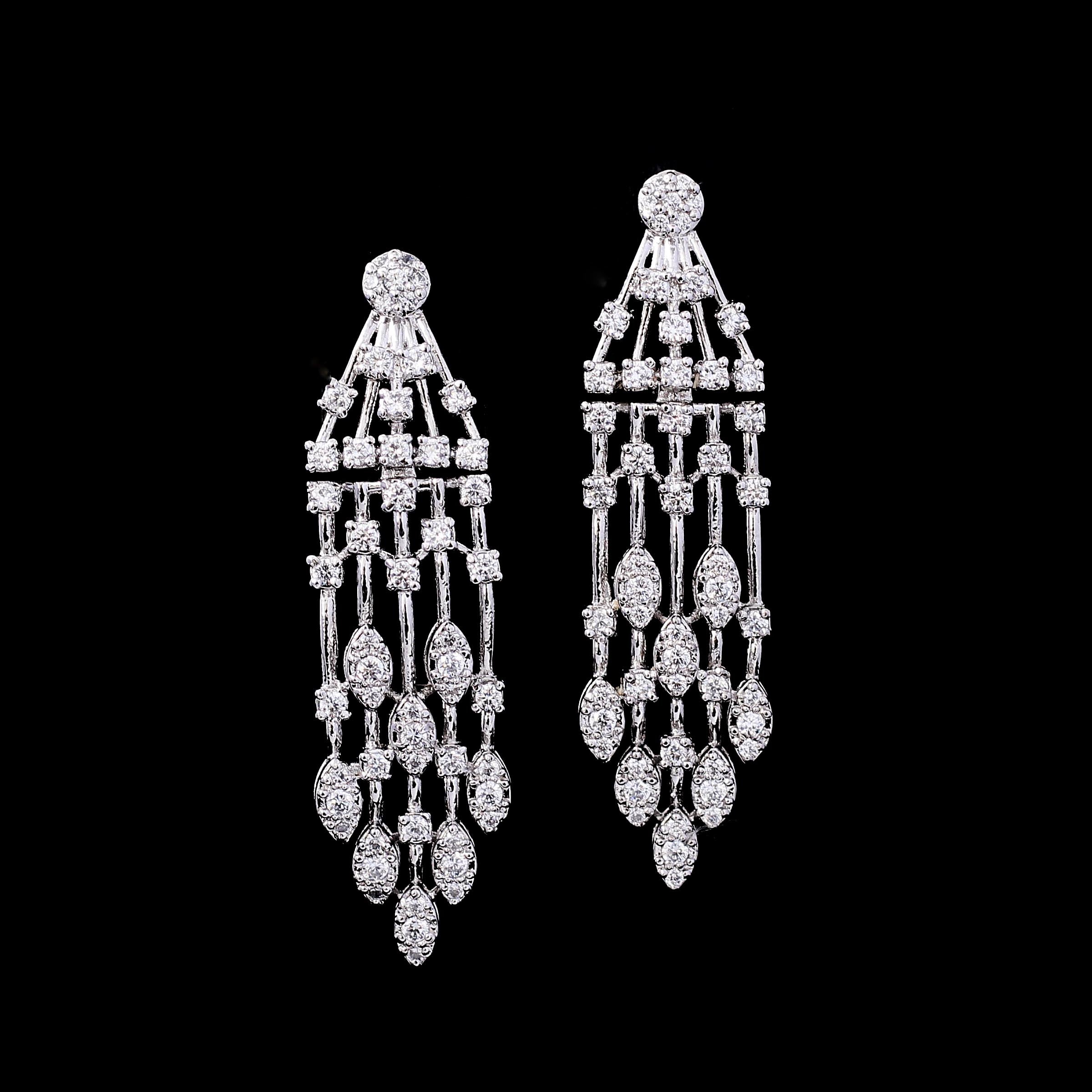 Elegant Cubic Zirconia Stud Earrings for Women - Hypoallergenic & Sparkling Gift for Wedding, Party & Everyday Wear