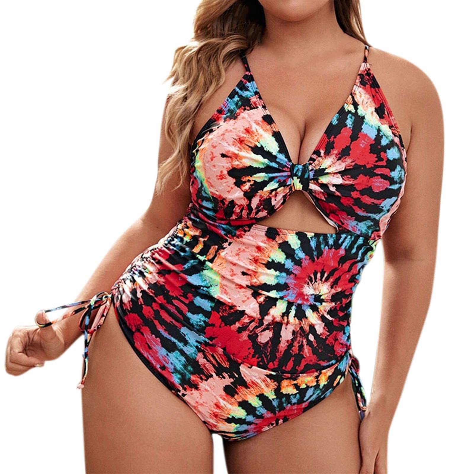 Sexy Backless One Piece Swimsuit for Women - Push Up Padded Plus Size Bathing Suit | Beach, Pool Party & Vacation Swimwear