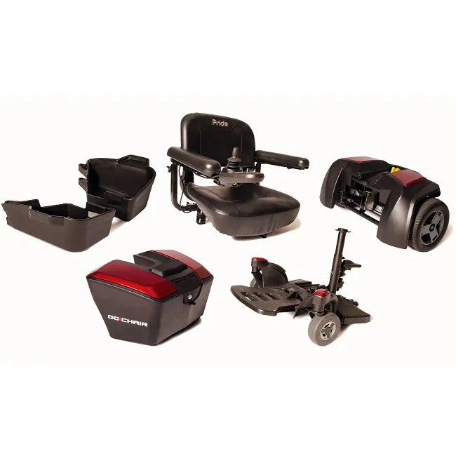 Pride Go Chair - Lightweight Portable Folding Mobility Scooter for Seniors & Adults - Perfect for Travel, Shopping & Outdoor Activities