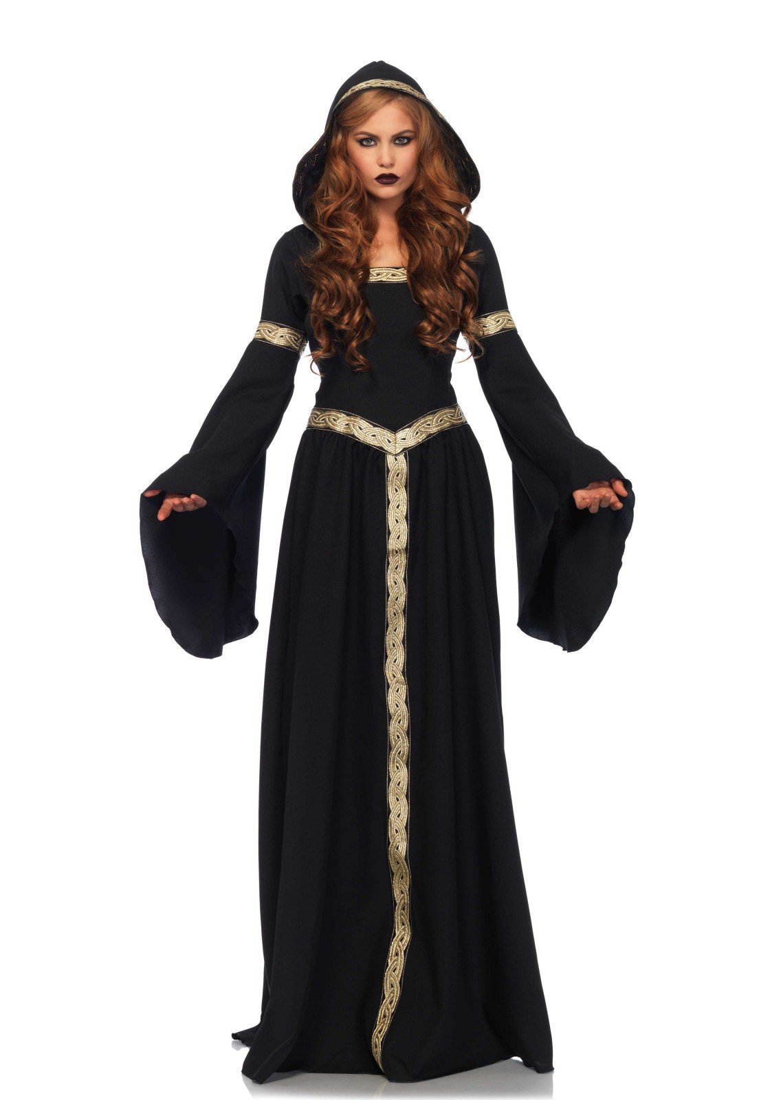 Leg Avenue Women's Pagan Witch Costume - Sexy Halloween Outfit for Women, Gothic Witch Dress with Corset & Lace Details | Perfect for Halloween Parties, Cosplay & Themed Events