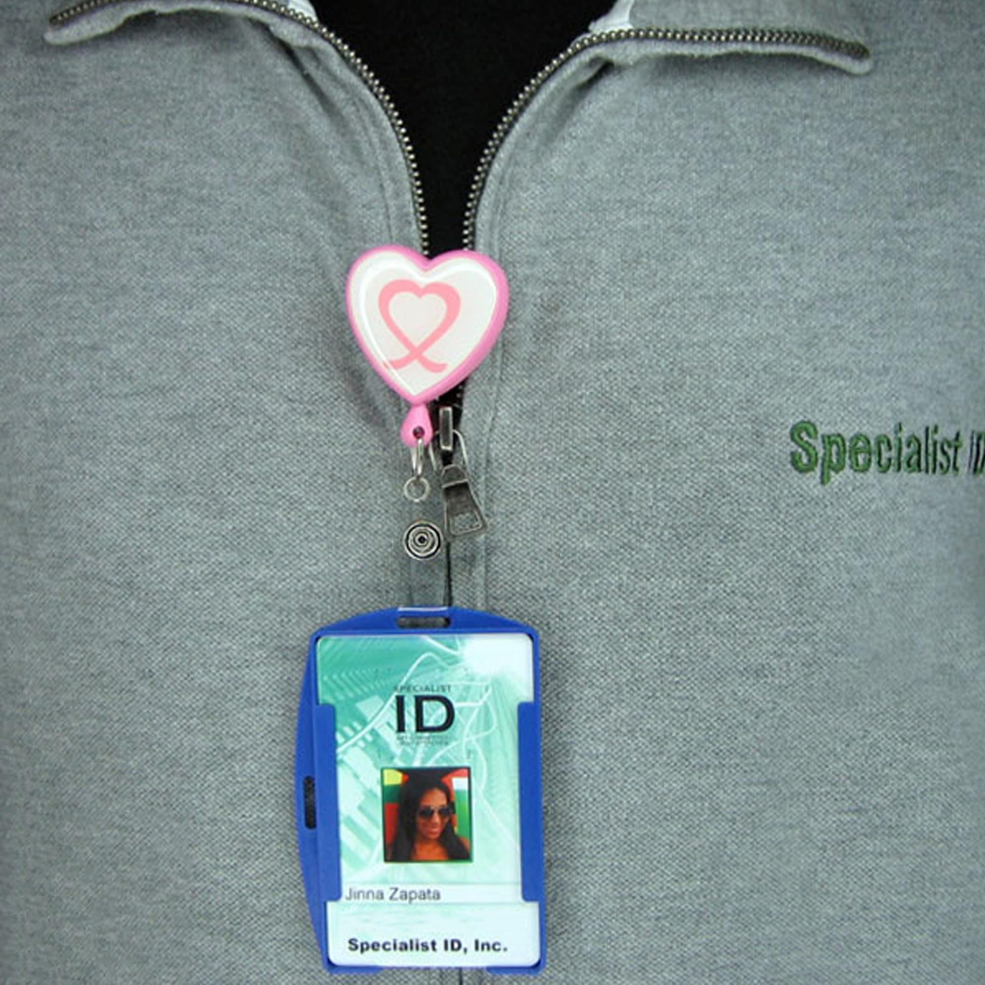 Specialist ID Black RFID Blocking ID Badge Holder - Secure 1 Card Holder with 13.56MHz Signal Protection for Work, Office & Security Professionals
