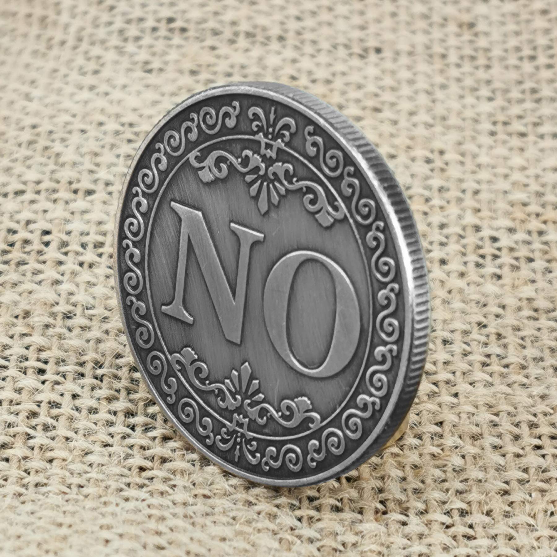YES NO Decision Challenge Coins - Fun Novelty Letter Tokens for Games, Gifts & Decision Making - Perfect for Parties, Gifts & Icebreaker Activities