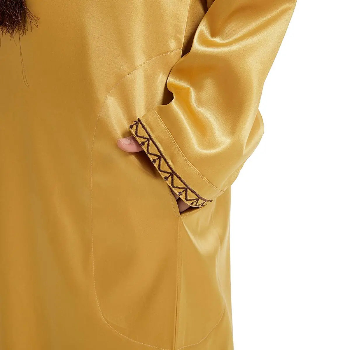 Traditional Middle Eastern Arab Boy Thobe Thawb with Tassel - Islamic Eid & Wedding Outfit for Kids - Perfect for Special Occasions & Cultural Events
