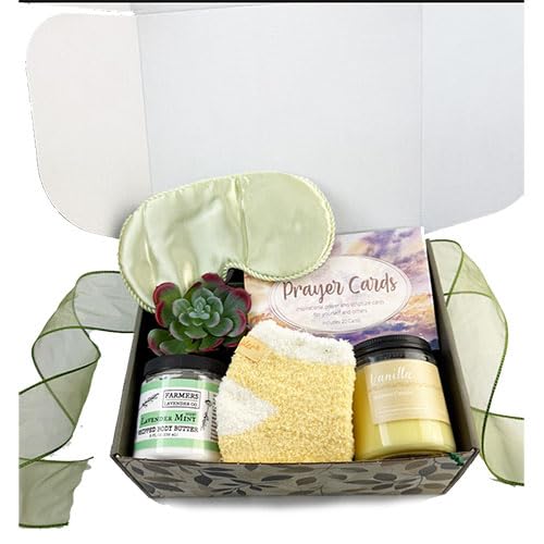Thoughts & Prayers Sympathy Gift Basket - Comforting Condolence Care Package for Loss of Loved One | Funeral, Memorial Service & Bereavement Gift Idea