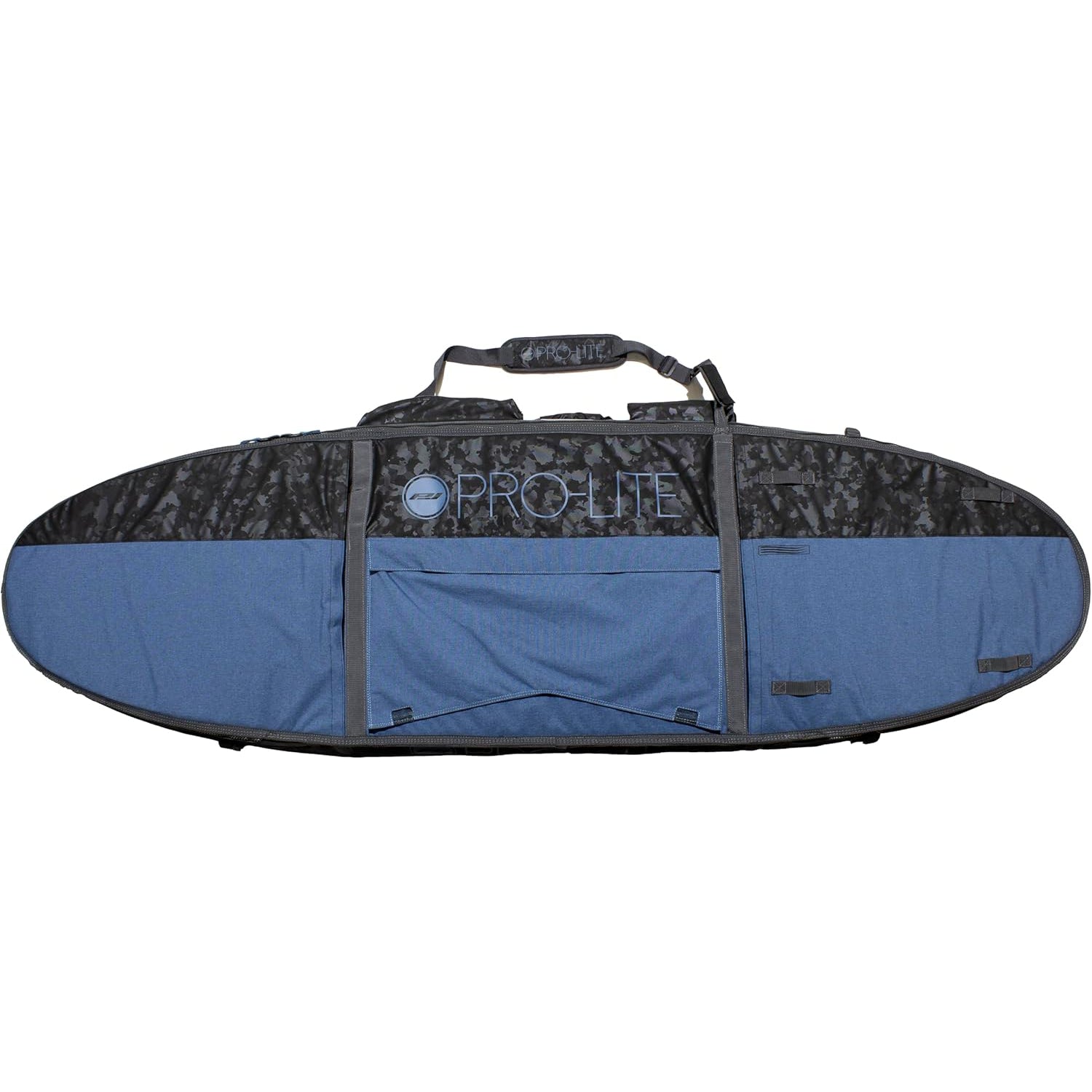 Pro Lite Board Bag - Armored Finless Coffin for Surfboards 6'6 to 7'0 (Holds 2-3 Boards) - Durable Surfboard Storage & Travel Protection for Beach & Wave Riding