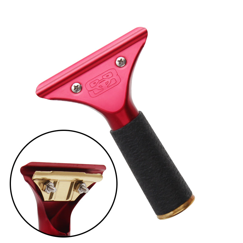 Sorbo Red Standard Aluminum Squeegee Handle with Non-Slip Grip - Heavy Duty Window Cleaning Tool for Glass, Cars, and Home Use