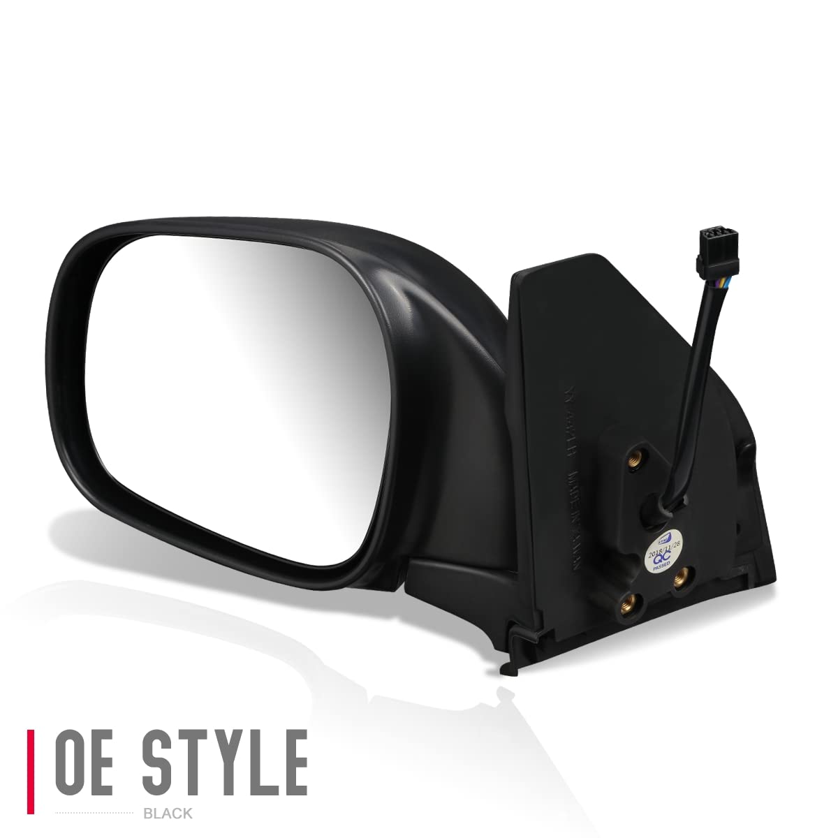 DNA Motoring OEM-MR-SZ1320117 Left Side Power Heated Folding Mirror for 03-05 Suzuki Grand Vitara & 02-06 XL-7 - Perfect for Winter Driving and Parking in Tight Spaces