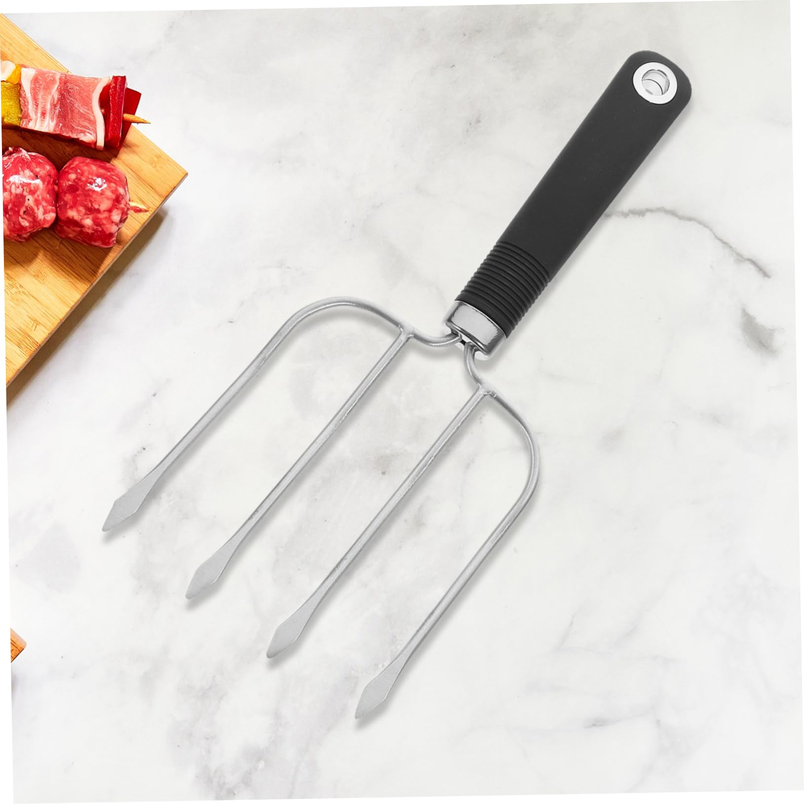 Premium Stainless Steel Heavy Duty Turkey Forks - 4 Prong BBQ Roast Carving Fork for Meat, Poultry & Turkey - Perfect for Grilling, Roasting & Carving at BBQs, Thanksgiving & Family Gatherings