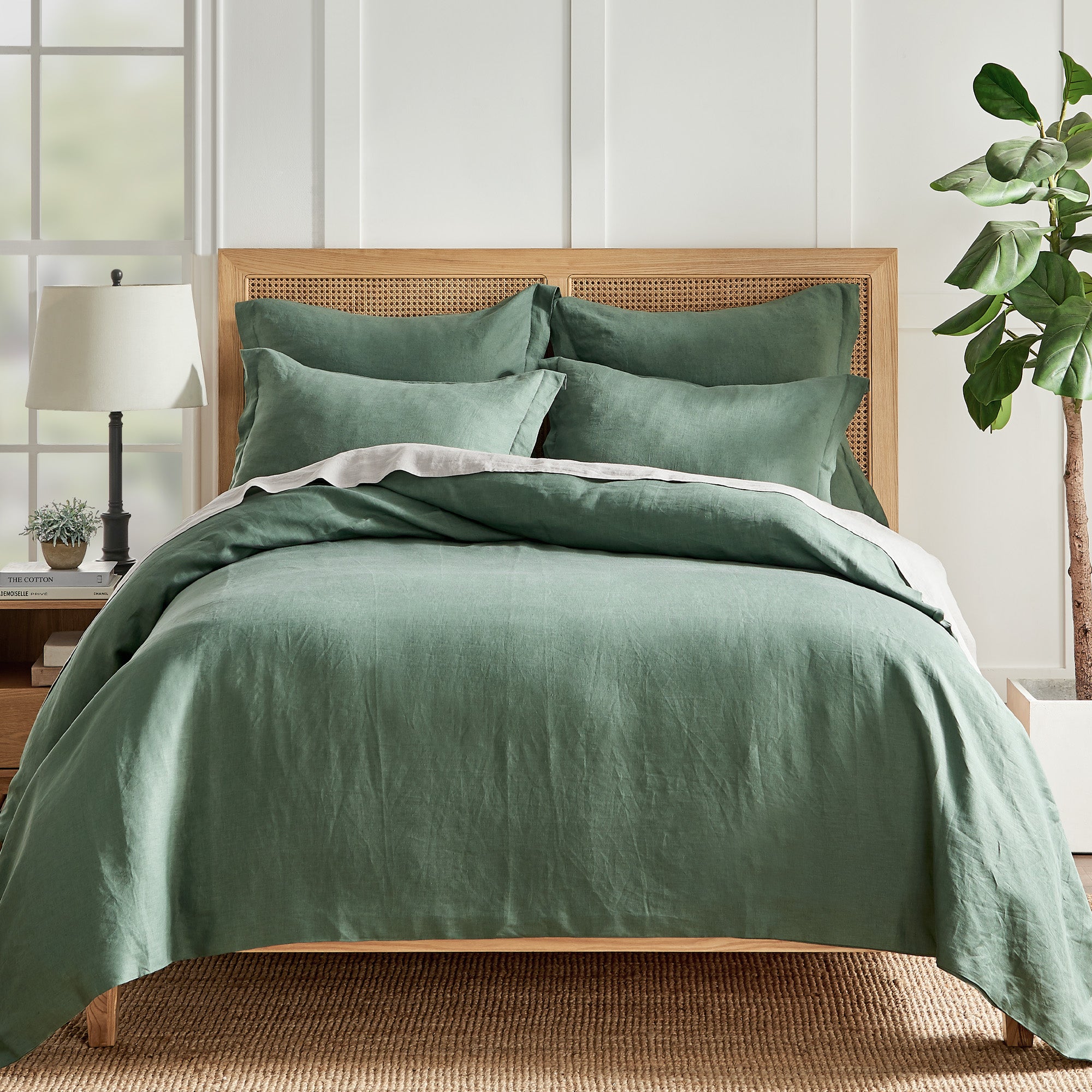 Premium Washed Linen Sham - Soft & Breathable Pillow Cover for Bedroom Decor - Perfect for Master Bedroom, Guest Room & Cozy Home Styling