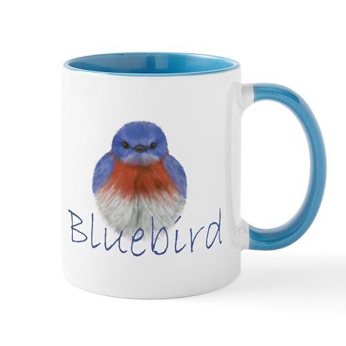 White/Blue Inside - Bluebird Design Mug
