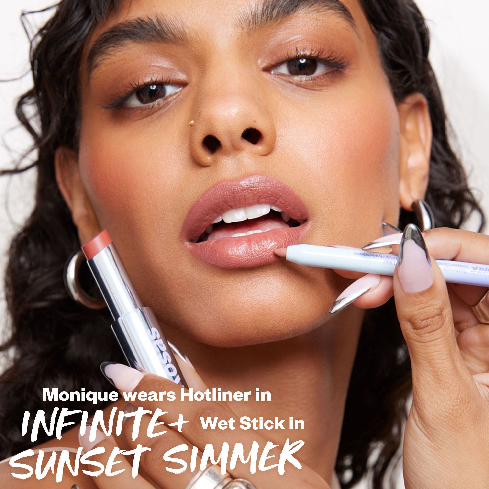 Hotliner Hyaluronic Acid Contouring Lip Liner - Long Lasting Waterproof Lip Pencil for Plump Lips | Perfect for Everyday Wear, Date Night & Special Occasions