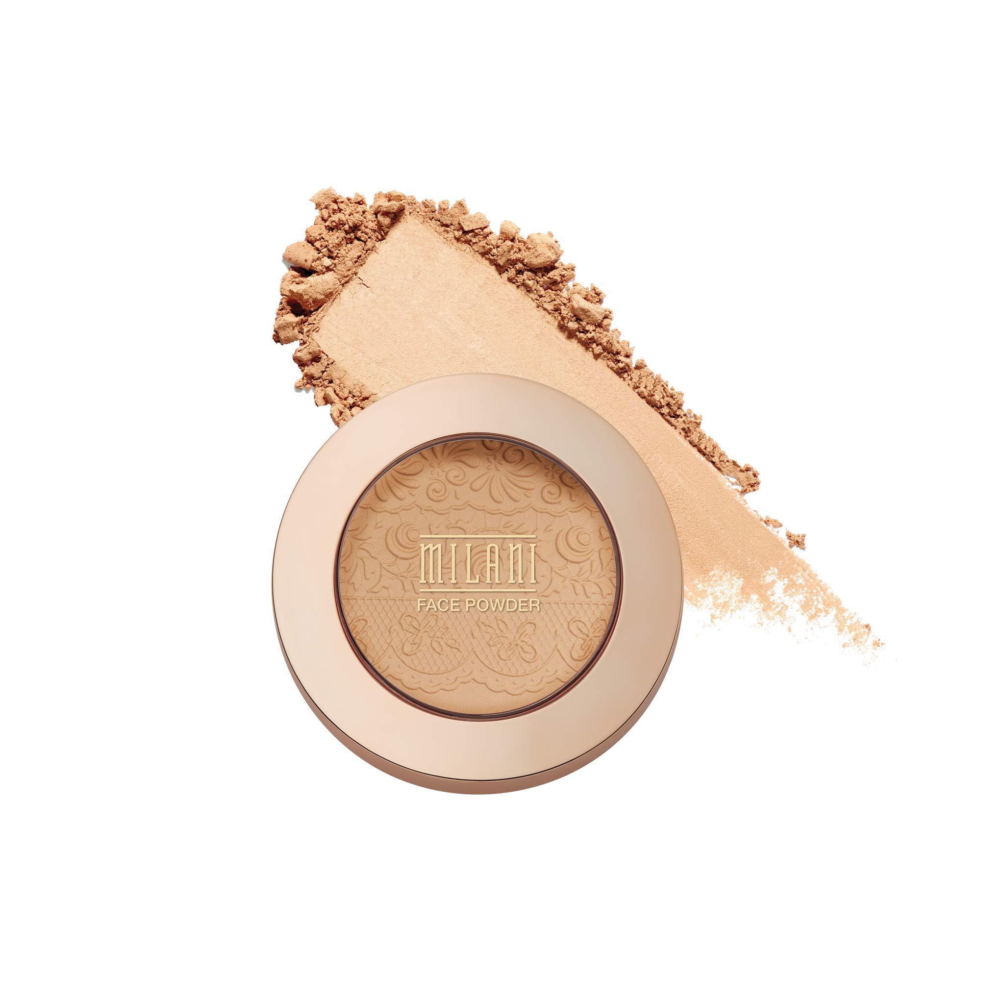 Milani The Multitasker Face Powder - Lightweight Pressed Powder Foundation for All-Day Wear, Tan Shade, 0.37 oz | Perfect for Touch-Ups & Oil Control | Great for Everyday Makeup & On-The-Go Use