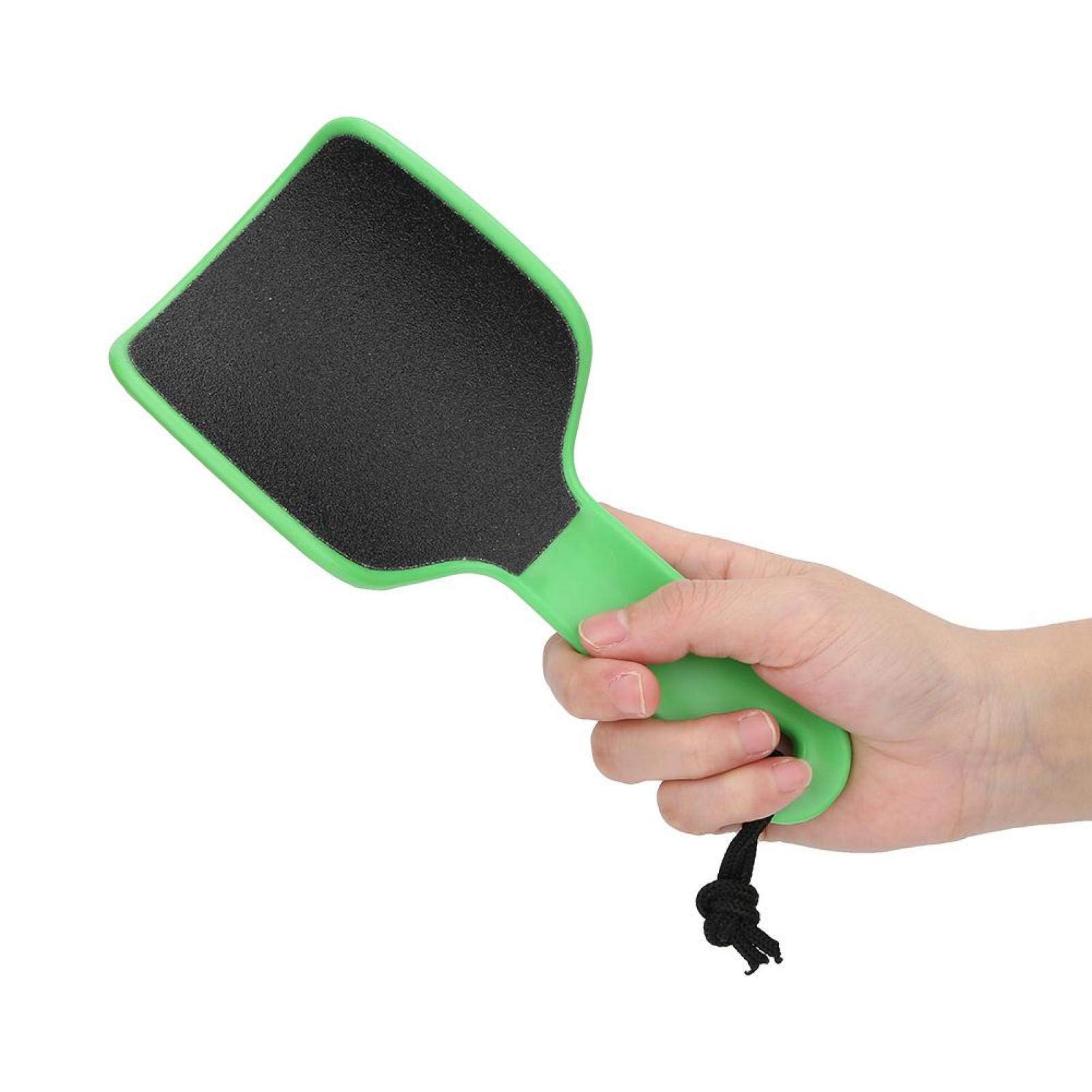 Professional Foot File Pedicure Tool - Portable Foot Rasp for Dead Skin Removal - Men & Women Home Pedicure Care - Green - Perfect for At-Home Spa, Travel & DIY Nail Care