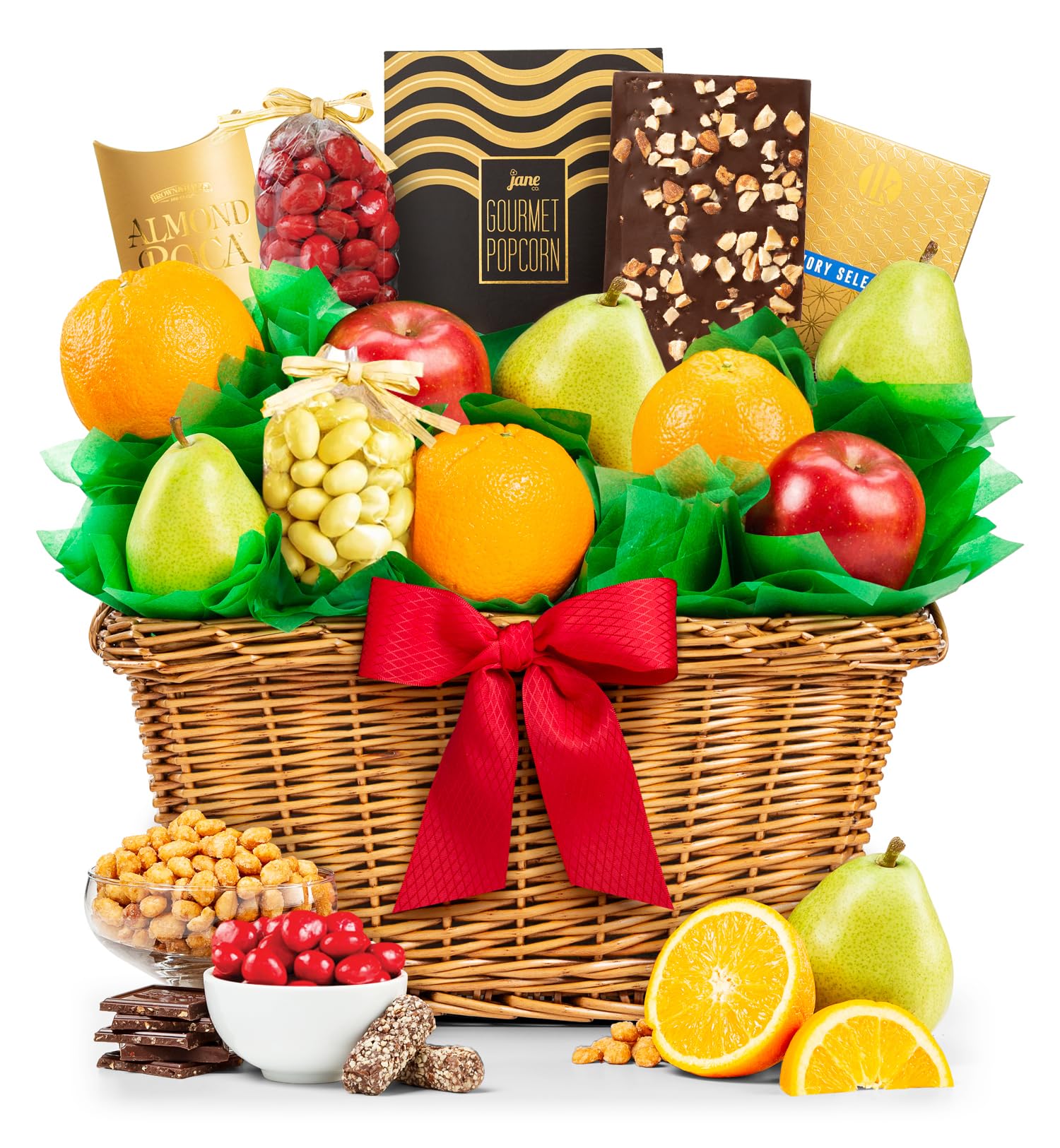 Five Star Premium Fresh Fruit & Gourmet Cookies Gift Basket - Perfect for Holidays, Birthdays & Corporate Gifting | GiftTree
