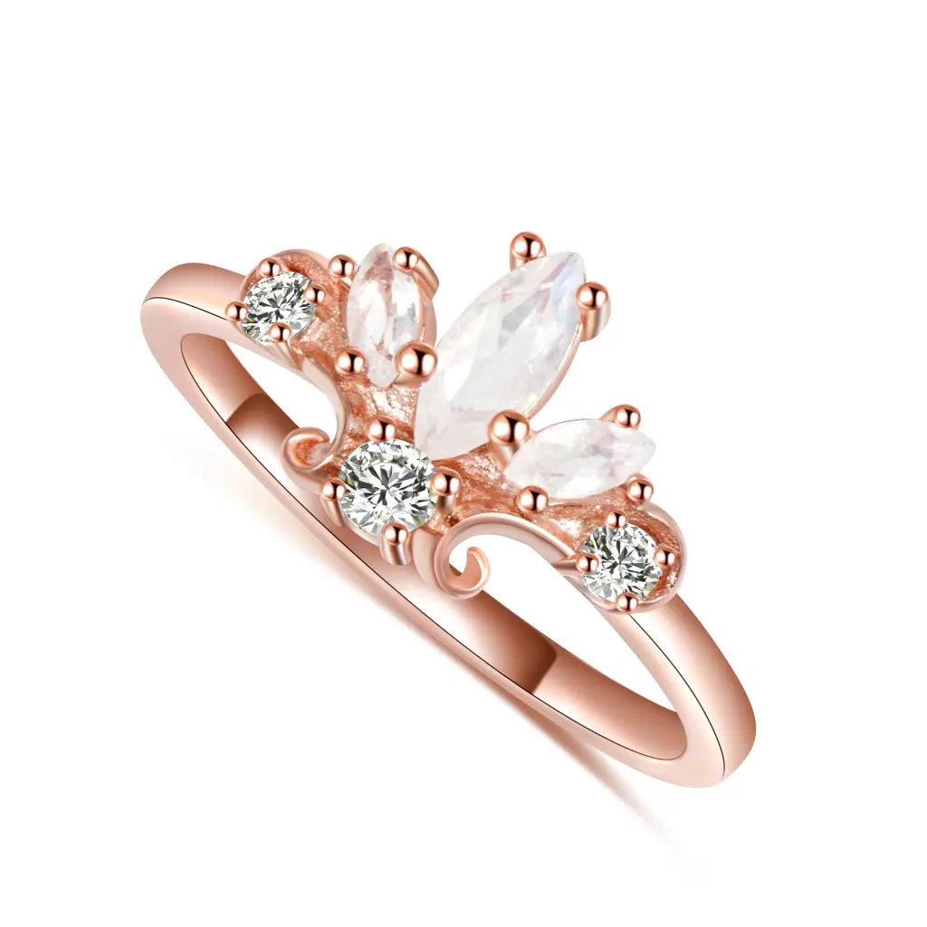 Rose Gold Melody Ring - Elegant Music Note Jewelry for Women, Perfect Gift for Musicians, Bridesmaids & Music Lovers - Ideal for Concerts, Weddings & Special Occasions