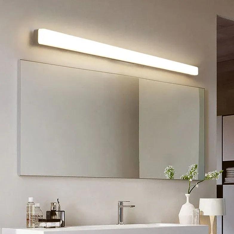 White LED Bathroom Mirror Lights - Waterproof Vanity Mirror Lighting for Makeup & Shaving - Perfect for Modern Bathrooms & Dressing Rooms