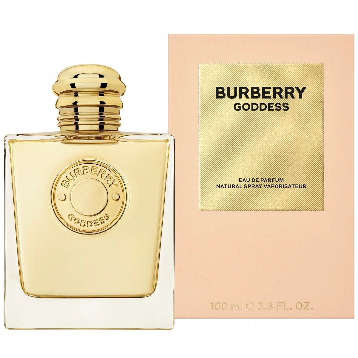 Burberry Goddess Eau de Parfum 3.3 oz for Women - Luxury Floral Vanilla Perfume for Date Night & Special Occasions